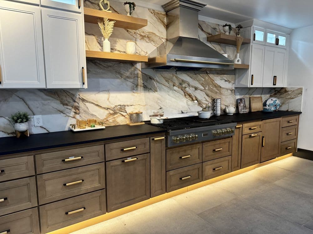 Finished kitchen remodel by SummitForge Construction